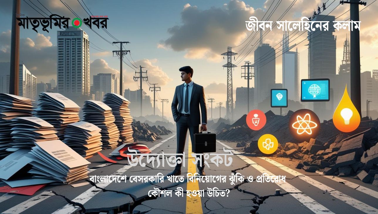বাংলাদেশে বেসরকারি খাতে বিনিয়োগের ঝুঁকি ও প্রতিরোধ কৌশল কী হওয়া উচিত?