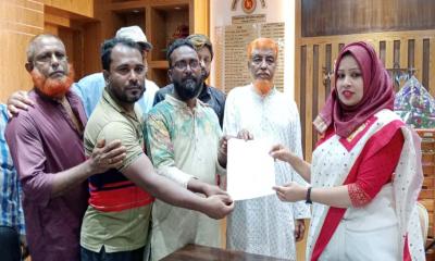 শহিদুল হাসানের বদলী আদেশ প্রত্যাহারের দাবিতে মানববন্ধন ও স্মারকলিপি প্রদান