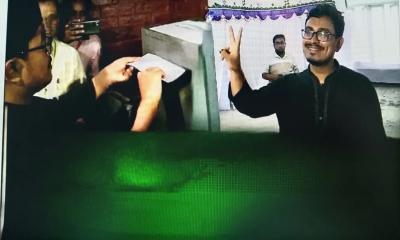 ভোট দিলেন সাদিক কায়েম