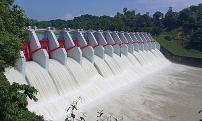 বন্ধ করা হলো কাপ্তাই বাঁধের ১৬ জলকপাট