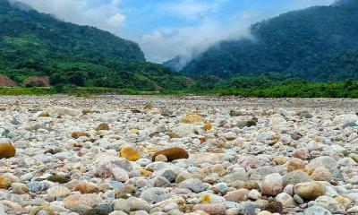 ভোলাগঞ্জে ফিরেছে ৭০ শতাংশ সাদাপাথর