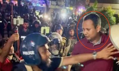 টি-শার্ট পরা সেই যুবকের পরিচয় জানালেন রাশেদ
