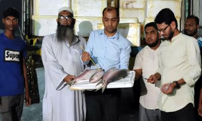 ভারতে গেল ৩৭.৪৬ মেট্রিক টন ইলিশের প্রথম চালান