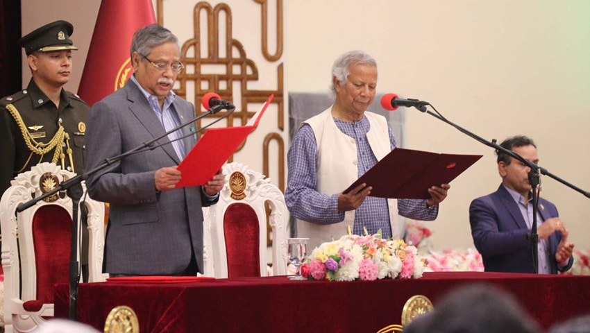 অন্তর্বর্তীকালীন সরকারের ১ বছর