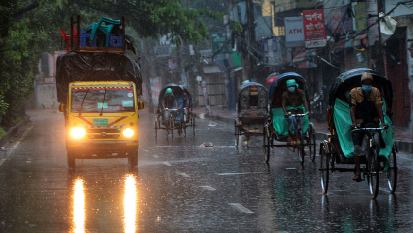 দেশের আট বিভাগে ভারী বৃষ্টির সতর্কতা